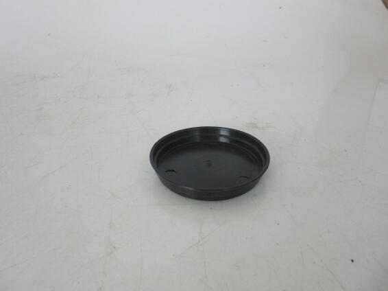 Saucer, Plastic Drip Tray, Black, 8-10cm