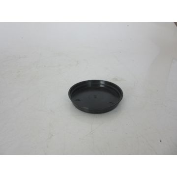 Saucer, Plastic Drip Tray, Black, 8-10cm