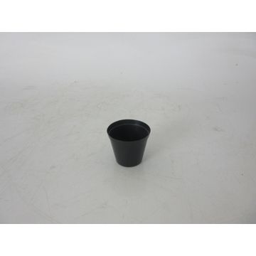 Pot, Plastic Pot, Black, 10cm