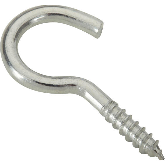Zinc-plated Small Cup hook (L)20mm, Pack of 10