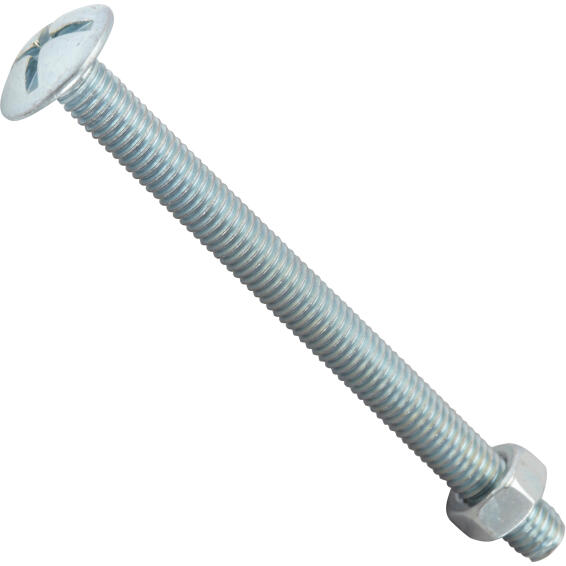 Roofing bolt and nut stainless steel 5.0x60mm 6pc standers