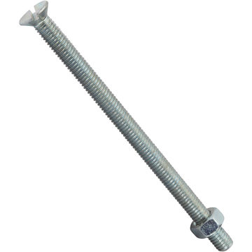 Machine screws and nuts countersunk head 5.0x70mm 8pc standers