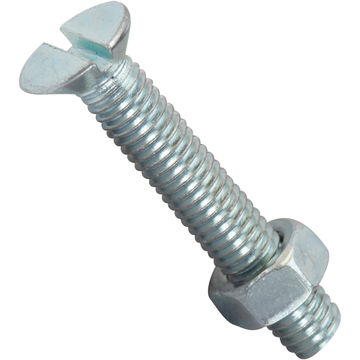 Machine screws and nuts 5.0x30mm 8pc standers
