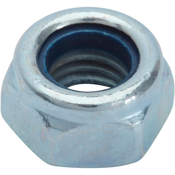 Hexagon nuts one-way zinc plated 8mm 6pc standers