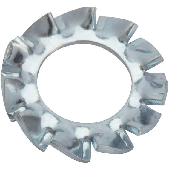 Star washer one-way zinc plated D5mm 60pc standers