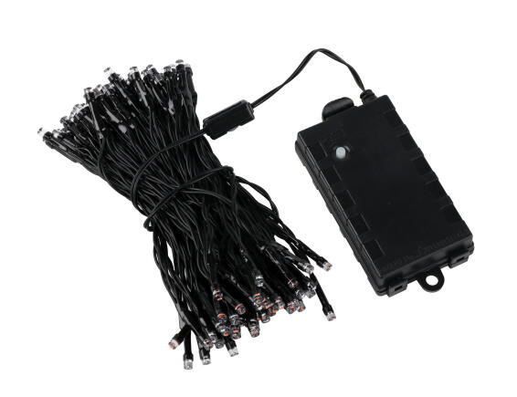 led string light warm white battery operated with timer