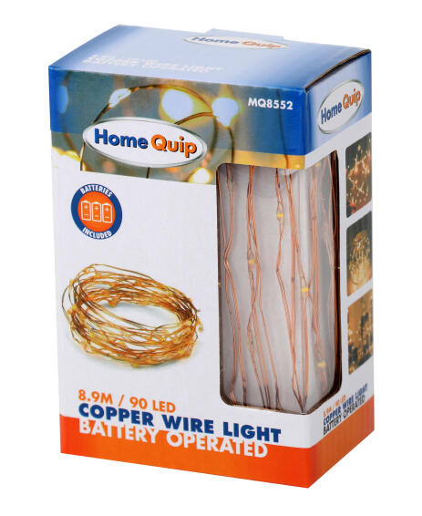 led string light copper wire  battery operated
