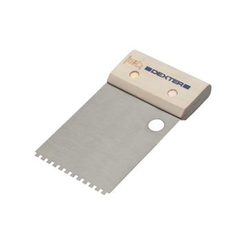 Knife For Glue W/Sq Teeth Dexter 8Cm