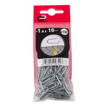 Fencing staples 1.6x16mm 100pc standers