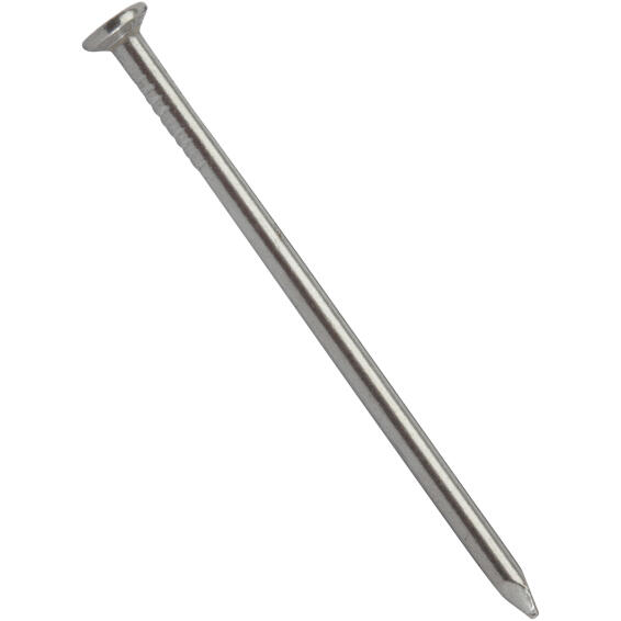 Flat head nail polished steel 2.4x50mm 45pc standers