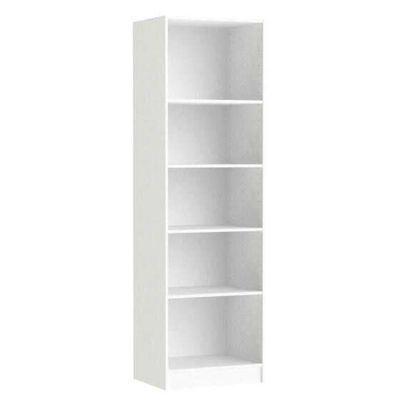 Space home cupboard with 4 shelves white h200cmxw60cmxd45cm
