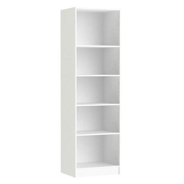 Space home cupboard with 4 shelves white h200cmxw60cmxd45cm