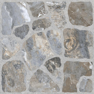 F/TILE CERAMIC CALICHE GREY 400X400