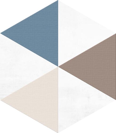 Hexagon Tile Ceramic Delta 220x250mm