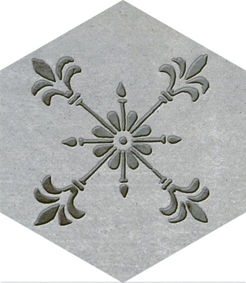 Hexagon Tile Ceramic Cement Parma 220x250mm