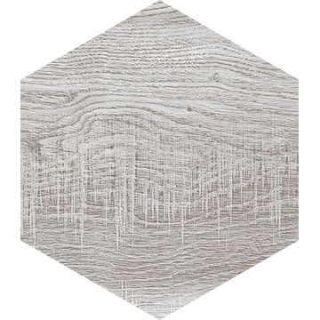 Hexagon Tile Ceramic Harlem Grey 220x250mm