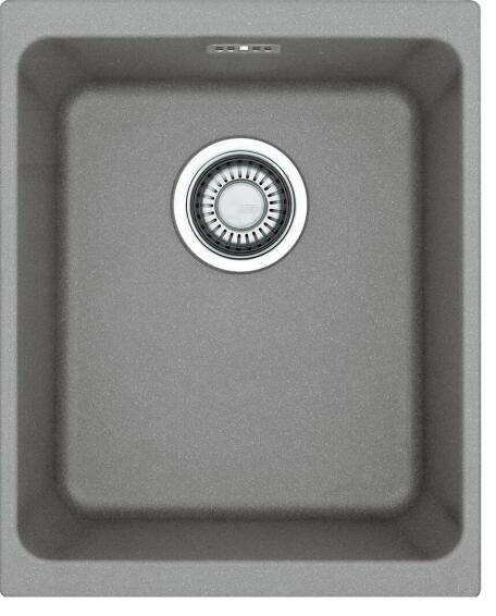 Kitchen sink single bowl FRANKE KGB110-34 composite stone Drop-in grey 367x480x200mm