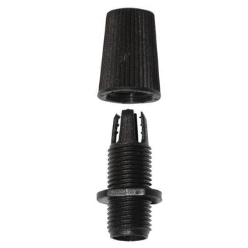 Black Female Cordgrip With Threaded Rod BRIGHTSTAR