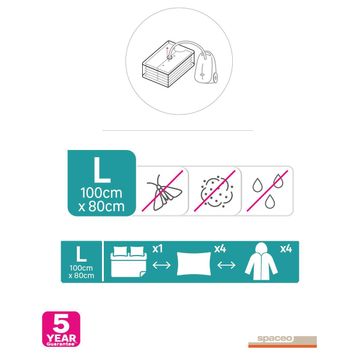 Spaceo Vacuum Bags Set Of 2 100x80cm
