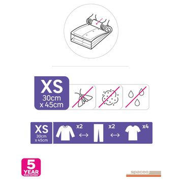 Spaceo Compression Bag Set Of 2 30x45cm