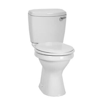 Toilet front flush Astina white close couple set