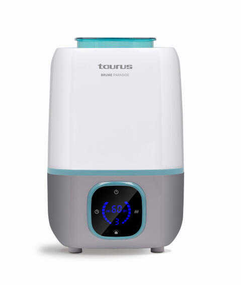 Humidifier lcd display plastic white 3l