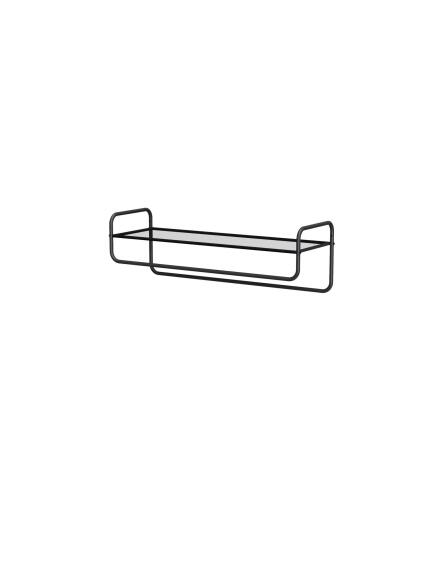 Spaceo Studio Wall Bracket Paris Black W5xD93xh24cm