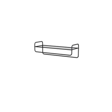 Spaceo Studio Wall Bracket Paris Black W5xD93xh24cm