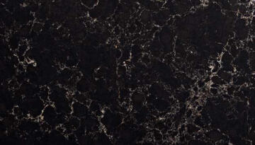 Kitchen countertop quartz D60cm x H2cm vanilla black