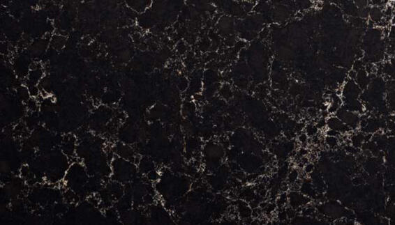 Kitchen Countertop Quartz D60Cm X H2Cm Vanilla Black