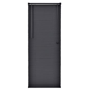Pvc venetian blind brega black 25mm 80x155cm