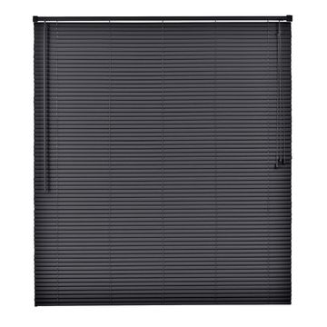 Pvc venetian blind brega black 25mm 160 x1550mm