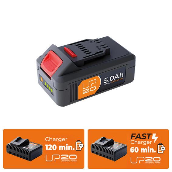 Lexman up 1 pc li ion battery 20v 5ah