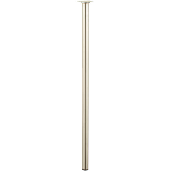 Furniture leg stainless steel look hettich