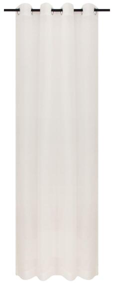 Eyelet plain voile curtain cream 230x250