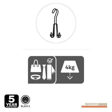 Spaceo metal accessories hanger black