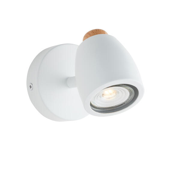 Spot Light, Gu10 1X42W, Iron, White + Wo