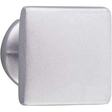 Cabinet knob square matte chrome cubic 20x20mm inspire