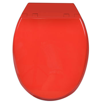 Toilet seat mdf with soft close Sensea Bolero red