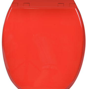 Toilet seat mdf with soft close Sensea Bolero red