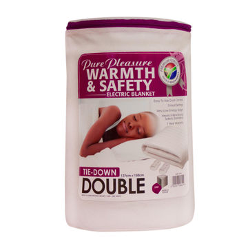 Pure pleasure double non-fitted electric blanket 