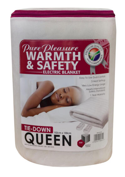 Pure pleasure queen non-fitted electric blanket 
