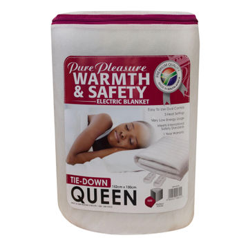 Pure pleasure queen non-fitted electric blanket 
