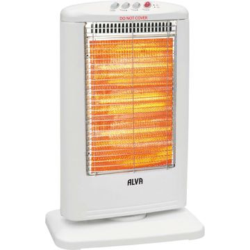 Alva Halogen Electric Heater White 1200W