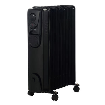 Alva 9Fin Oil Heater Black 2000W