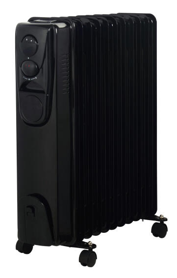 Alva oil heater 11 fin  black 2500w