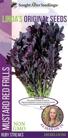 Seed, Mustard Red Frills Ruby Streaks, FRANCHI SEMENTI