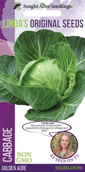Linda's original seed  cabbage golden acre