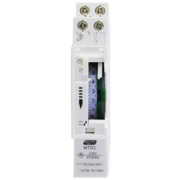 TIMER Manual 24 Hour 10A DIN Rail MAJOR TECH