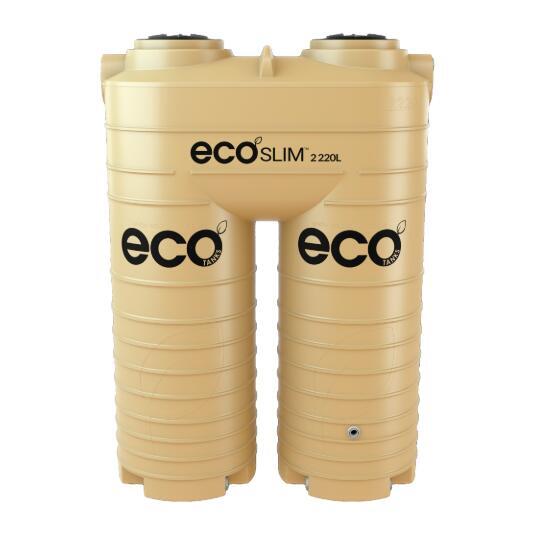 Eco Tanks Ecoslim Water Tank Wintergrass 2220 Litre